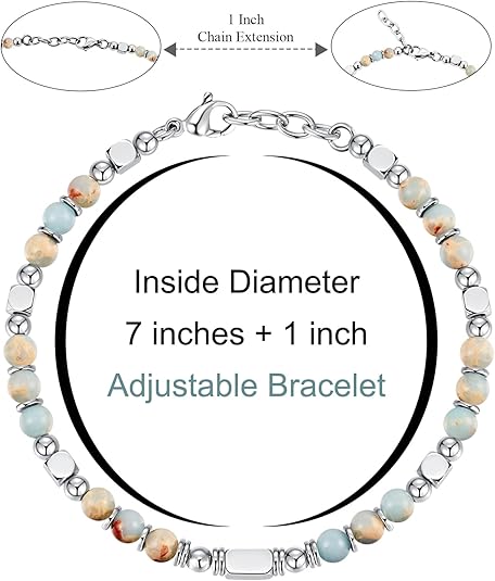 Beaded Bracelets for Women - Silver and Gold Boho Bracelets