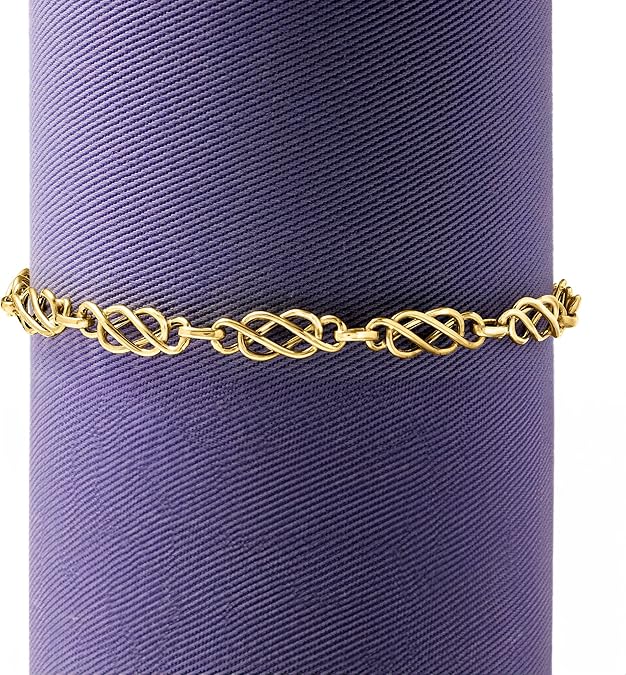 14kt Yellow Gold Double-Infinity Link Bracelet