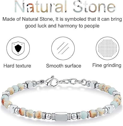 Beaded Bracelets for Women - Silver and Gold Boho Bracelets